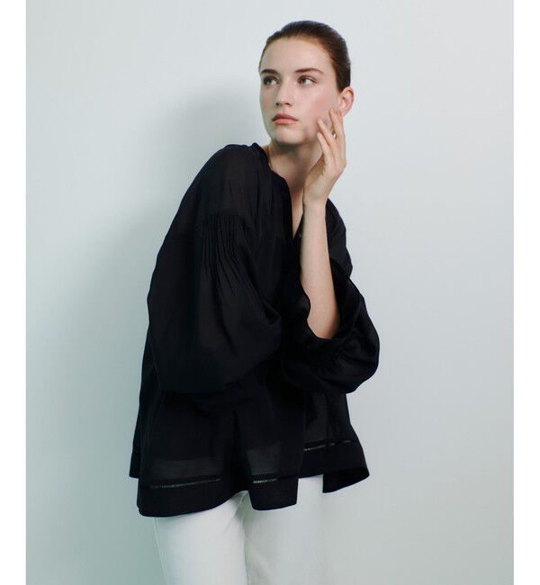 allureville「ソフトオーガンジーブラウス」|シャツ・ブラウス|