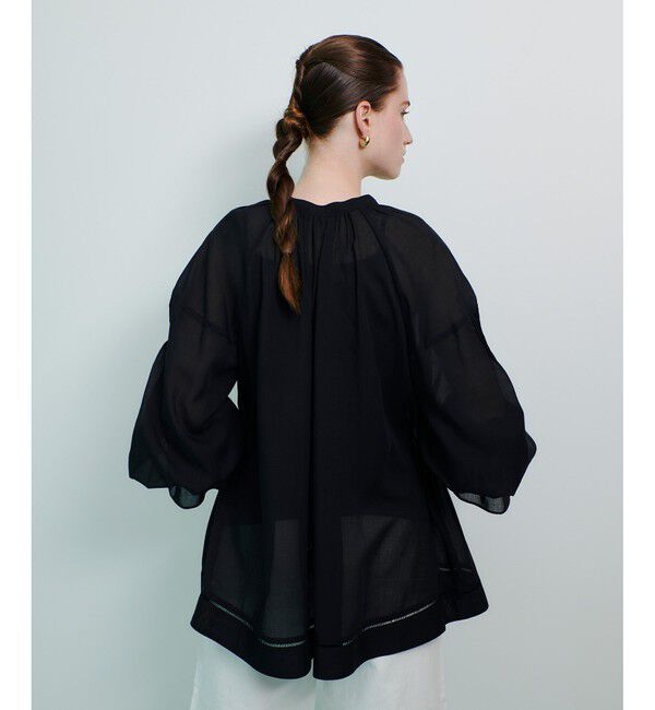 allureville「ソフトオーガンジーブラウス」|シャツ・ブラウス|