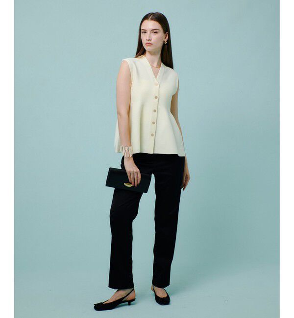 allureville「ペプラムジレ」|ニット・セーター|