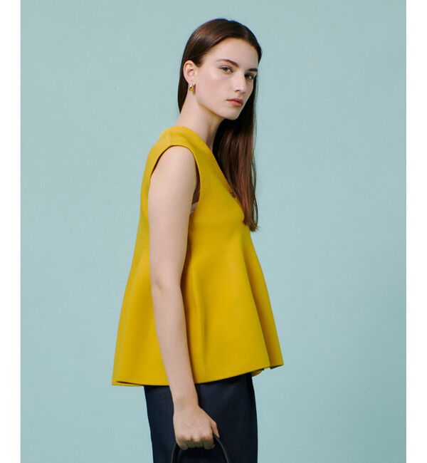 allureville「ペプラムジレ」|ニット・セーター|