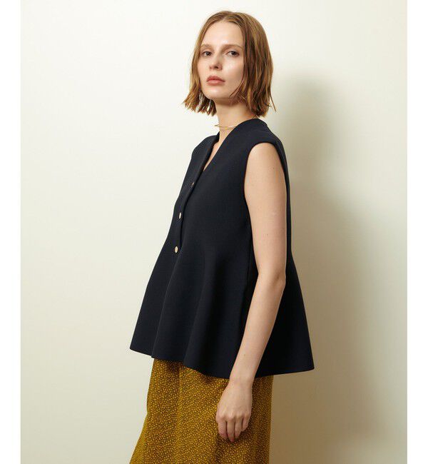 allureville「ペプラムジレ」|ニット・セーター|