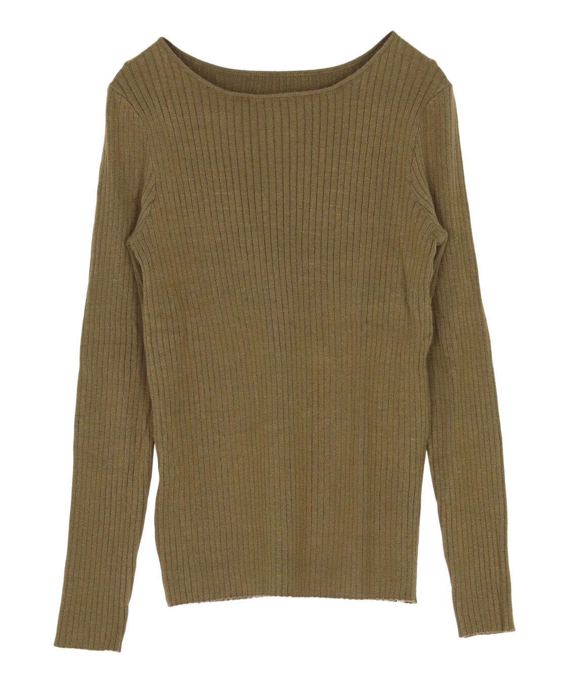 titivate「ボートネックリブ編みニット」|ニット・セーター|