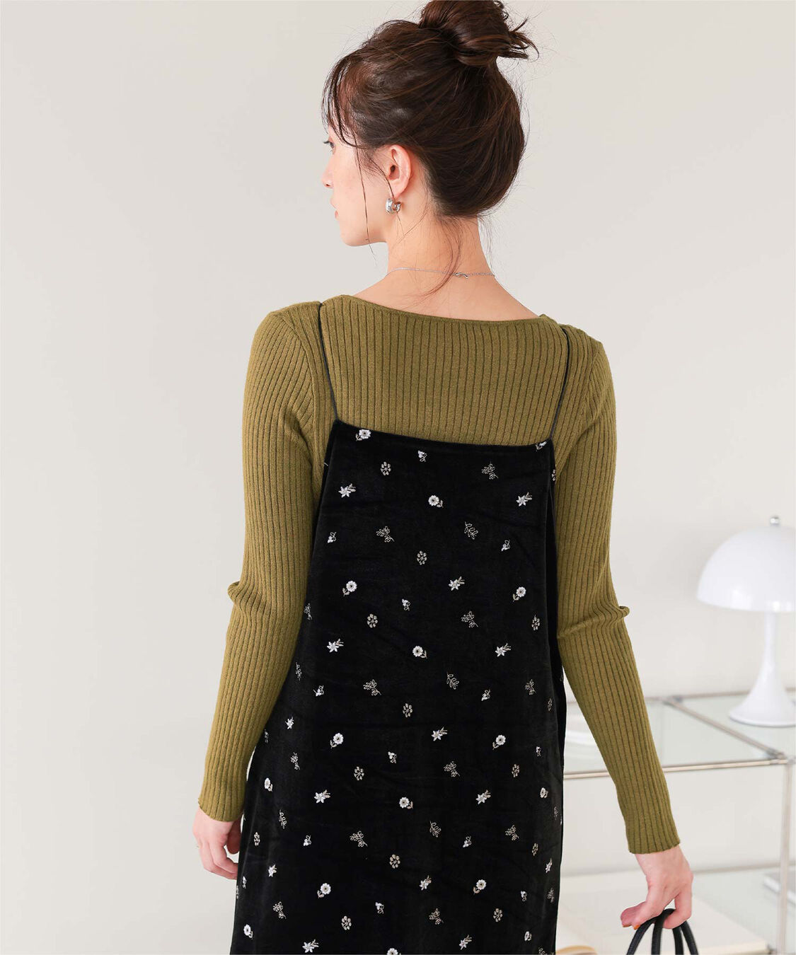 titivate「ボートネックリブ編みニット」|ニット・セーター|