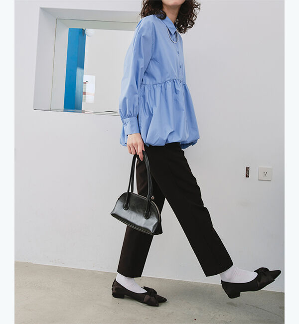 titivate「襟付ヘムバルーンシャツ」|シャツ・ブラウス|