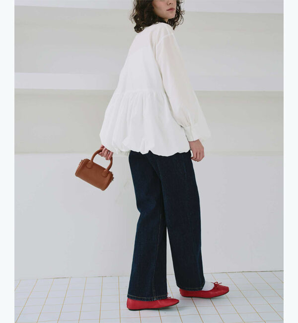 titivate「襟付ヘムバルーンシャツ」|シャツ・ブラウス|