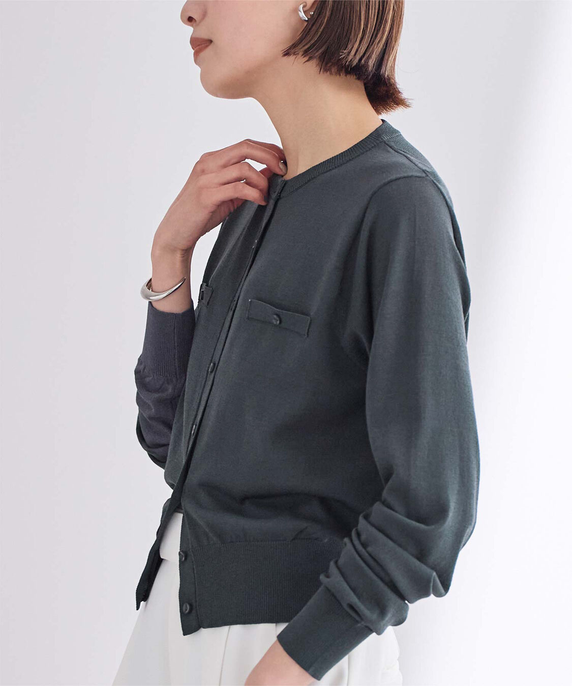 ur's「UVケアコンパクトベーシックニットカーディガン」|ニット・セーター|