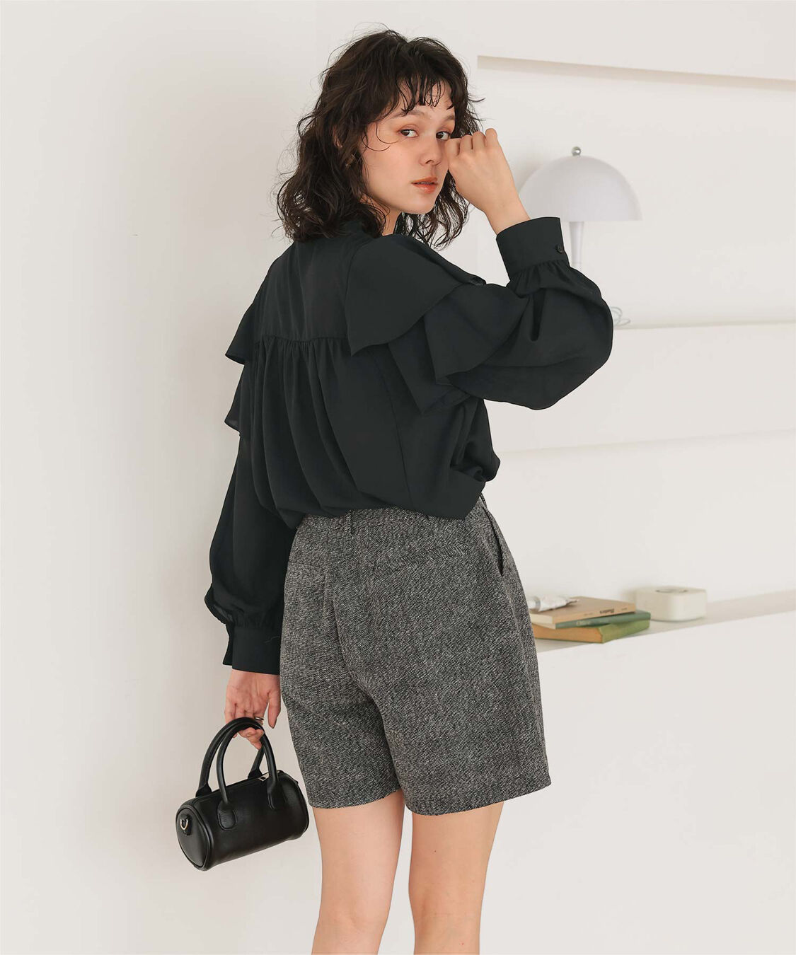 titivate「スリーブフレアデザインギャザーブラウス」|シャツ・ブラウス|