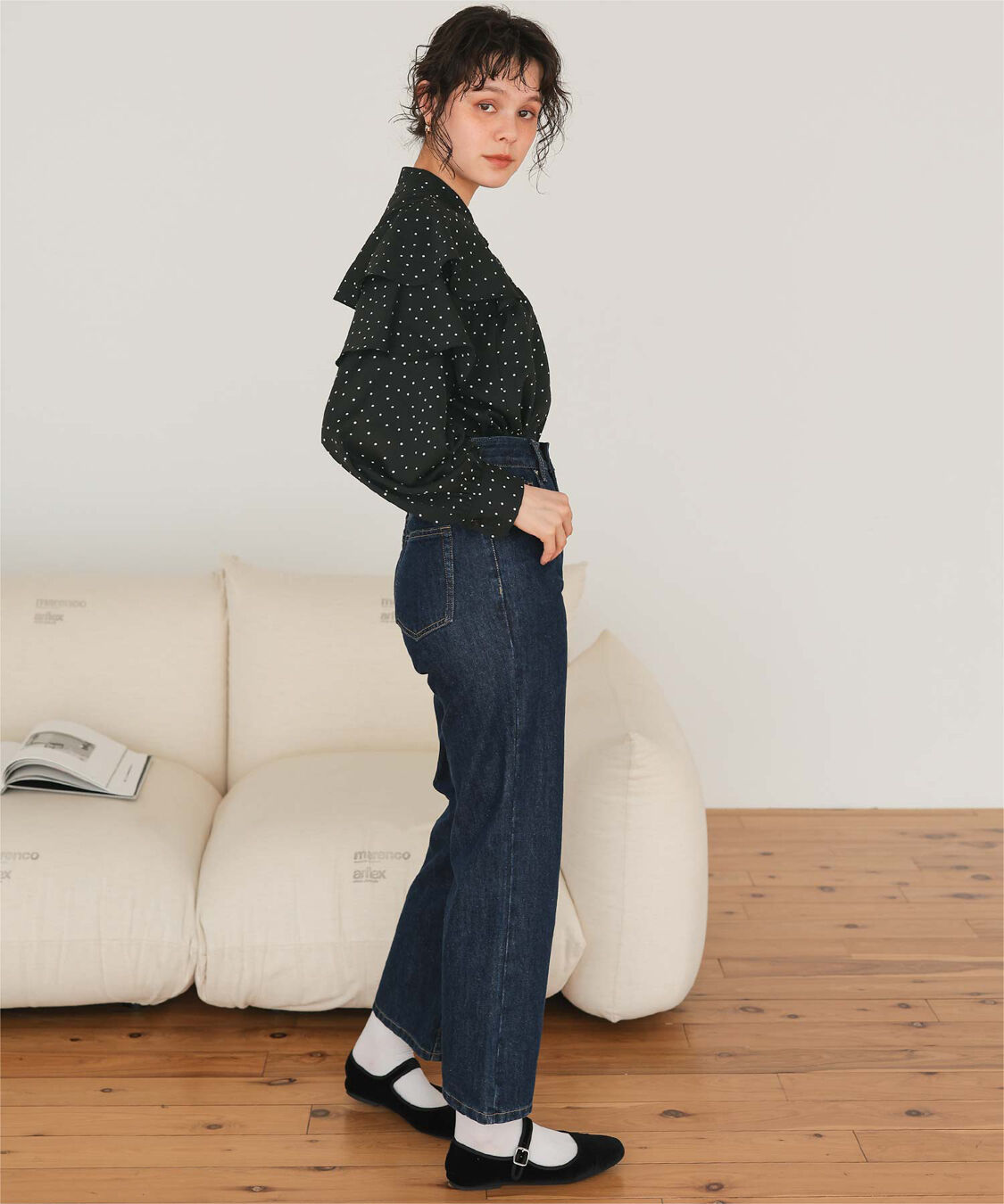 titivate「スリーブフレアデザインギャザーブラウス」|シャツ・ブラウス|