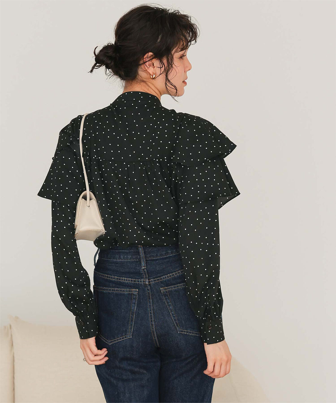 titivate「スリーブフレアデザインギャザーブラウス」|シャツ・ブラウス|