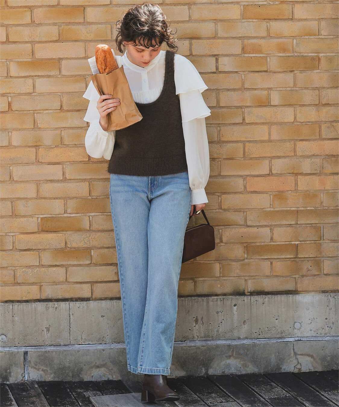 titivate「スリーブフレアデザインギャザーブラウス」|シャツ・ブラウス|