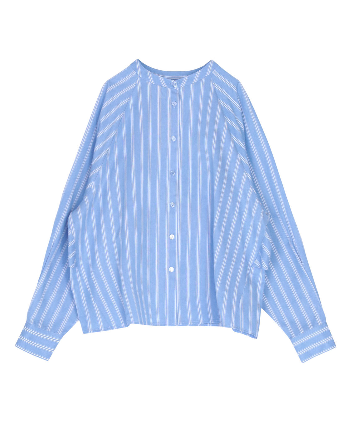 titivate「バックフリルバンドカラーシャツ」|シャツ・ブラウス|