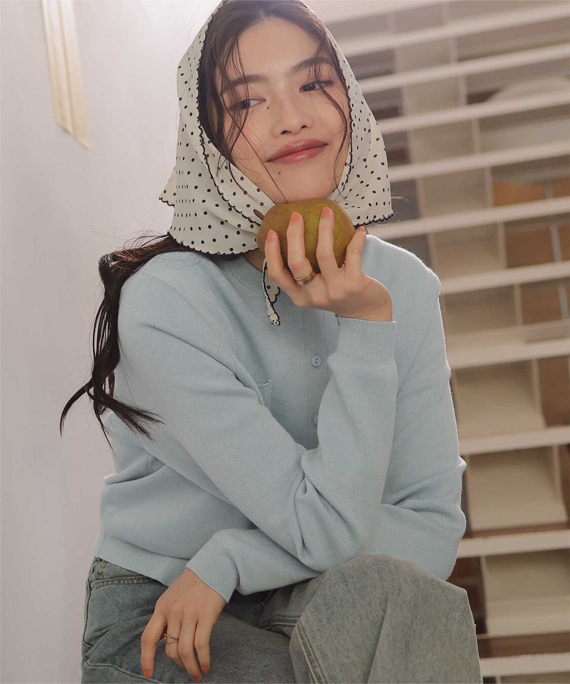 titivate「胸ポケットニットカーディガン」|ニット・セーター|