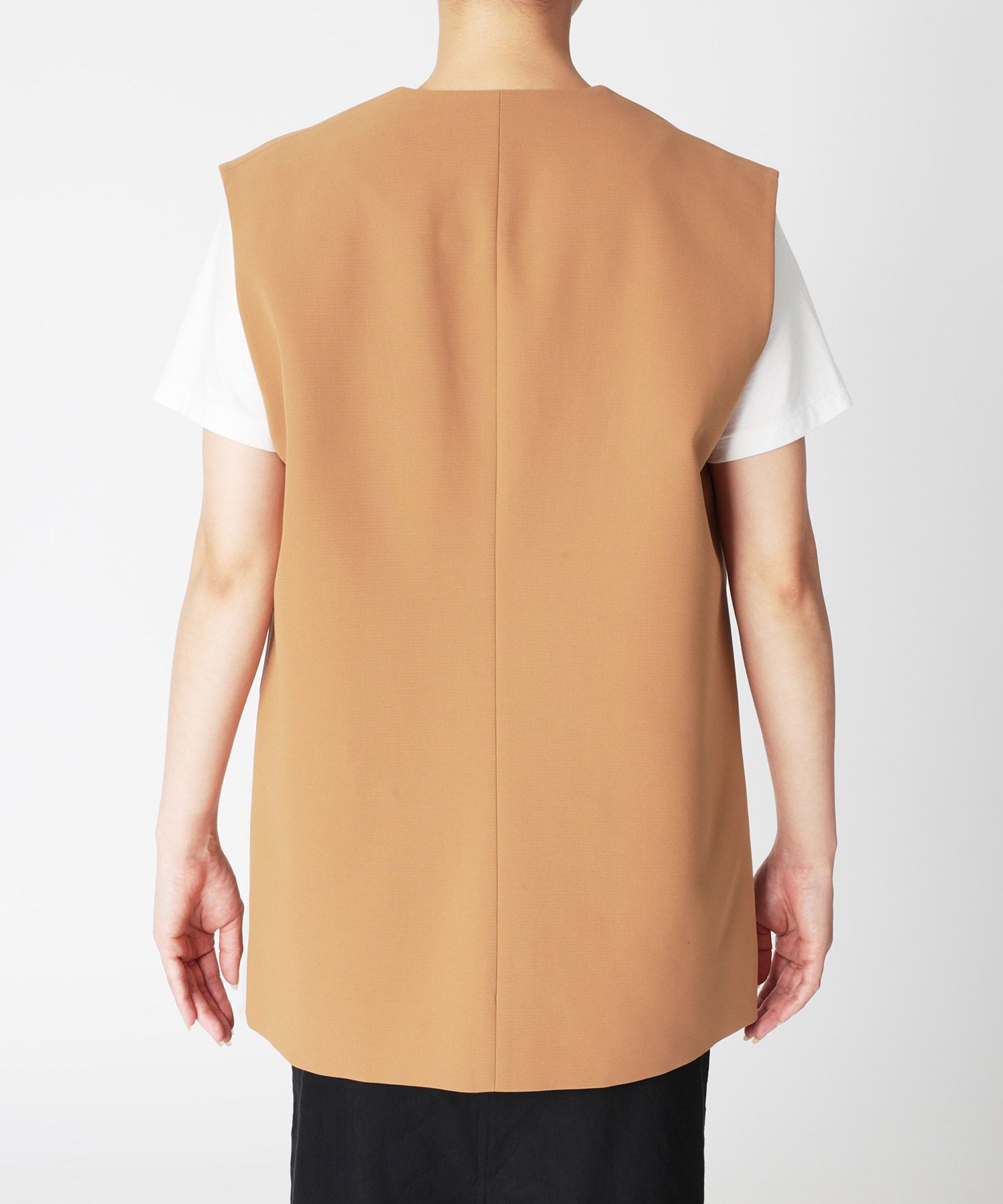 BABYLONE「コットンダブルクロスジレ」|テーラードジャケット|