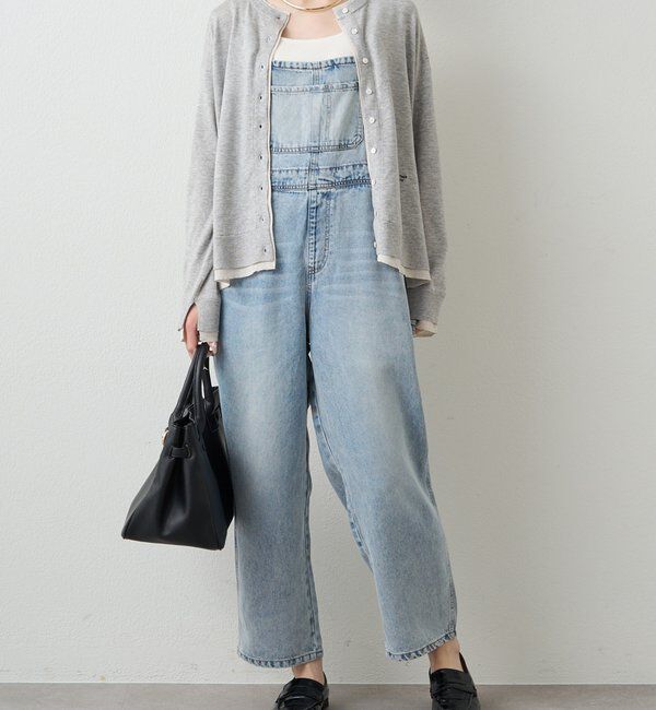  「レイヤード風配色ニットカーディガン」|カーディガン|