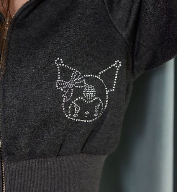  「【マイメロディ／クロミコラボ】ファー付きパーカー」|パーカー|