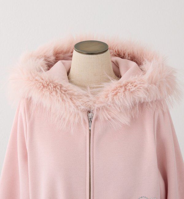  「【マイメロディ／クロミコラボ】ファー付きパーカー」|パーカー|