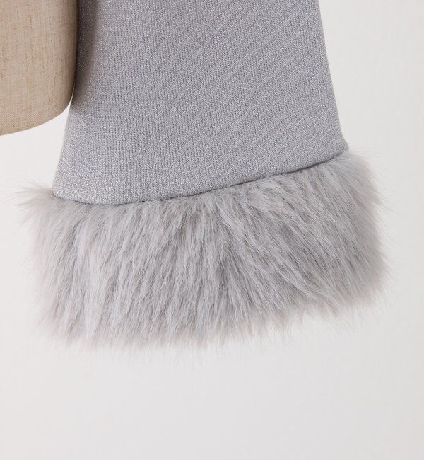  「【Twinkle Collection】袖ファーボレロ+キラキラビスチェSET」|ニット・セーター|