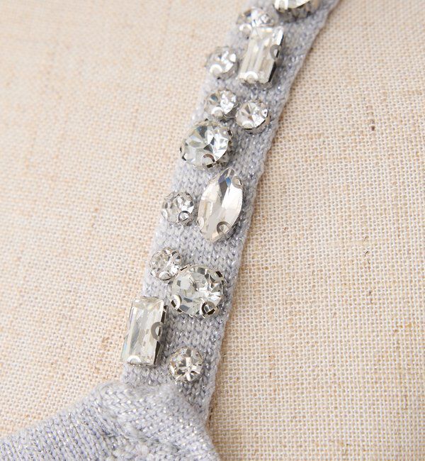  「【Twinkle Collection】袖ファーボレロ+キラキラビスチェSET」|ニット・セーター|