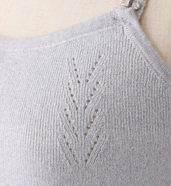  「【Twinkle Collection】袖ファーボレロ+キラキラビスチェSET」|ニット・セーター|