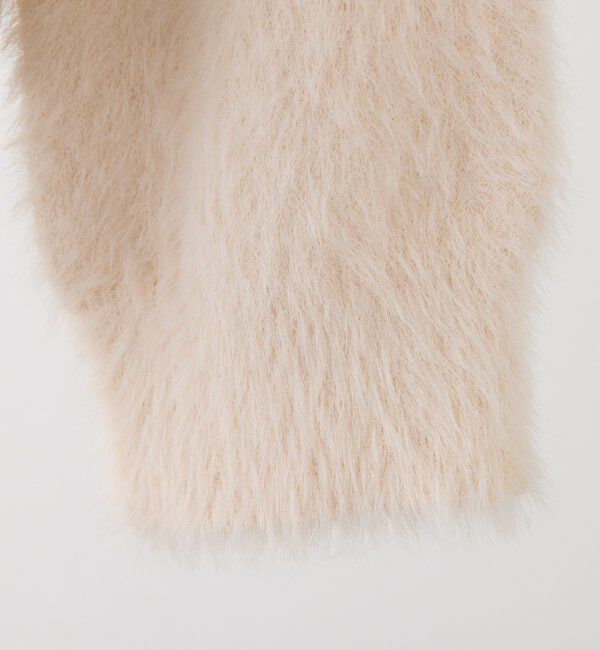  「プレート付きフェザーニット」|ニット・セーター|