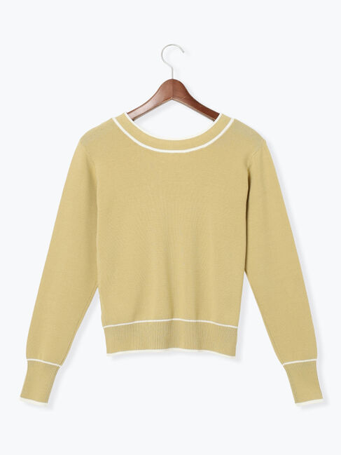 Te chichi「前後2WAYボウタイニットプルオーバー」|ニット・セーター|