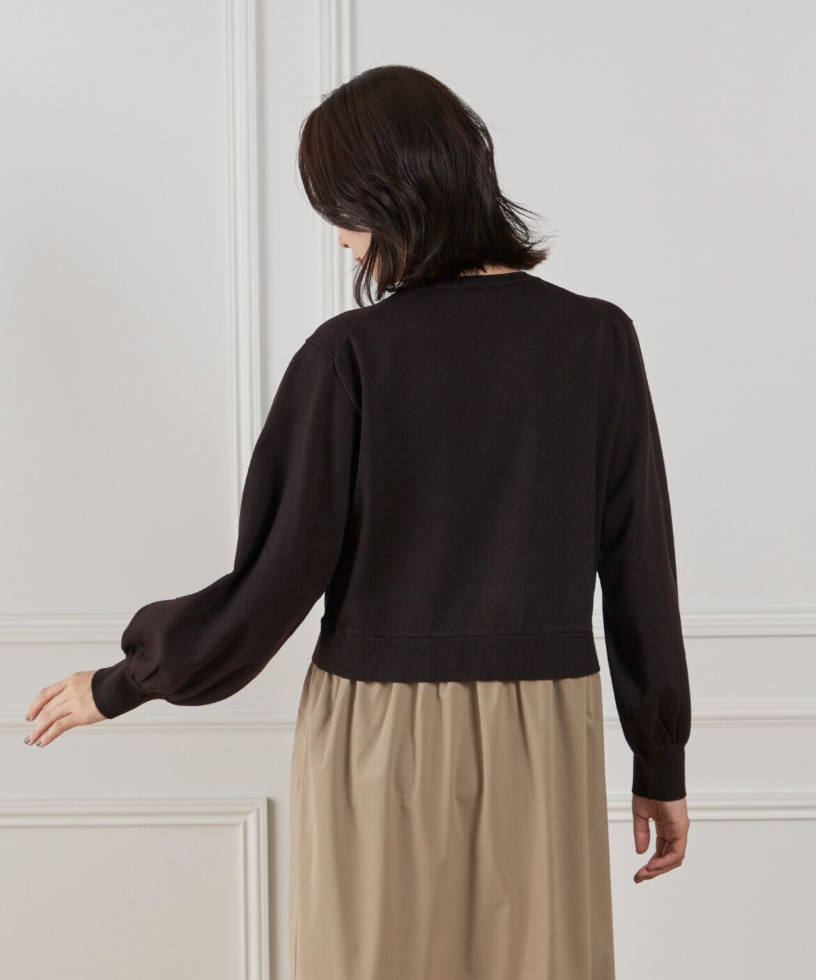 Le Souk「異素材コンビネーションワンピース」|ワンピース|