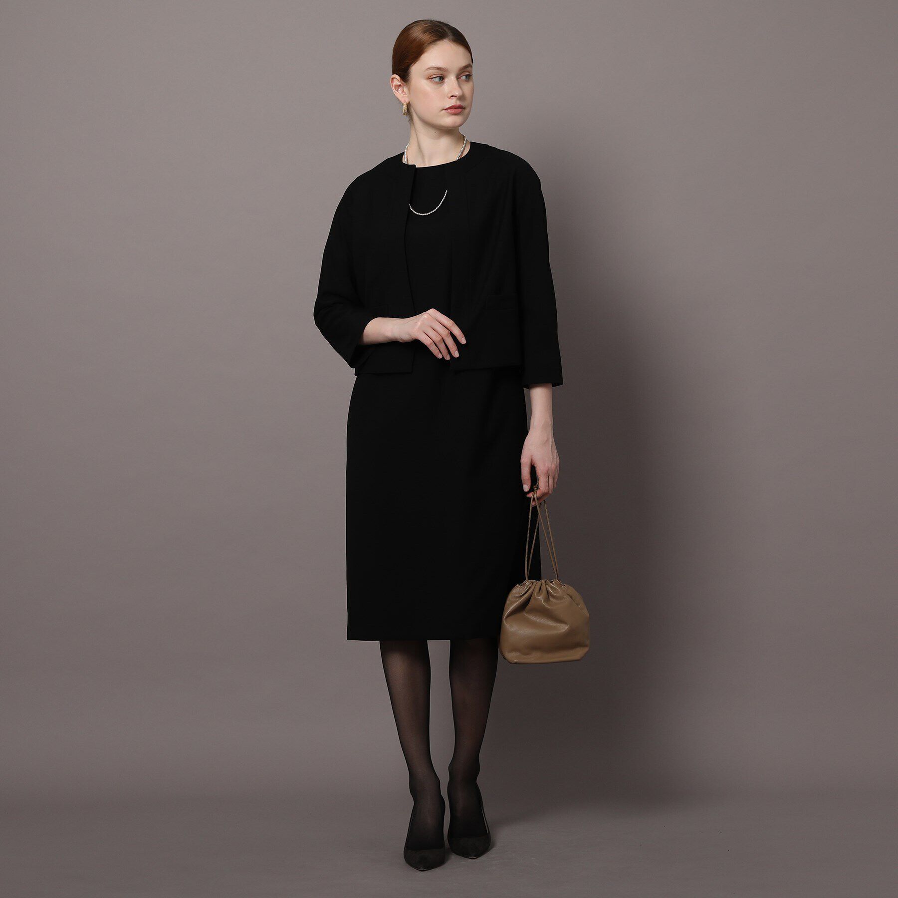 DRESSTERIOR「【セットアップ可】ブラックフォーマルワンピース」|ワンピース|