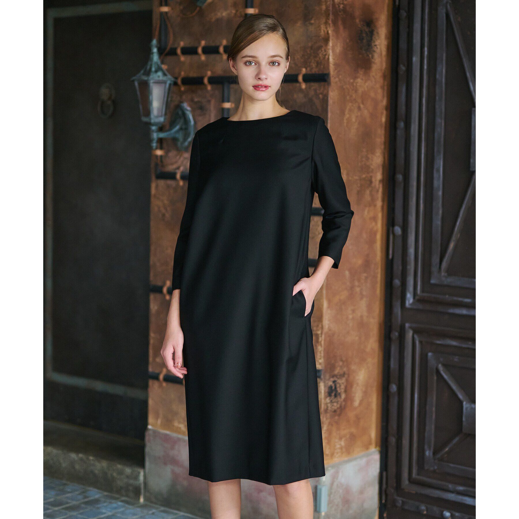 DRESSTERIOR「【セットアップ可】ブラックフォーマルワンピース」|ワンピース|