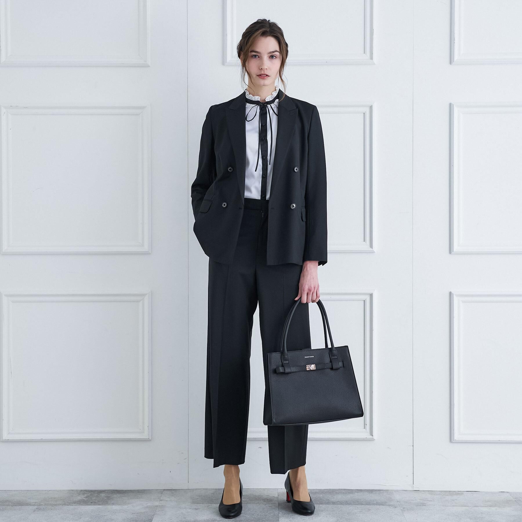 DRESSTERIOR「BLACKワイドパンツ」|その他|