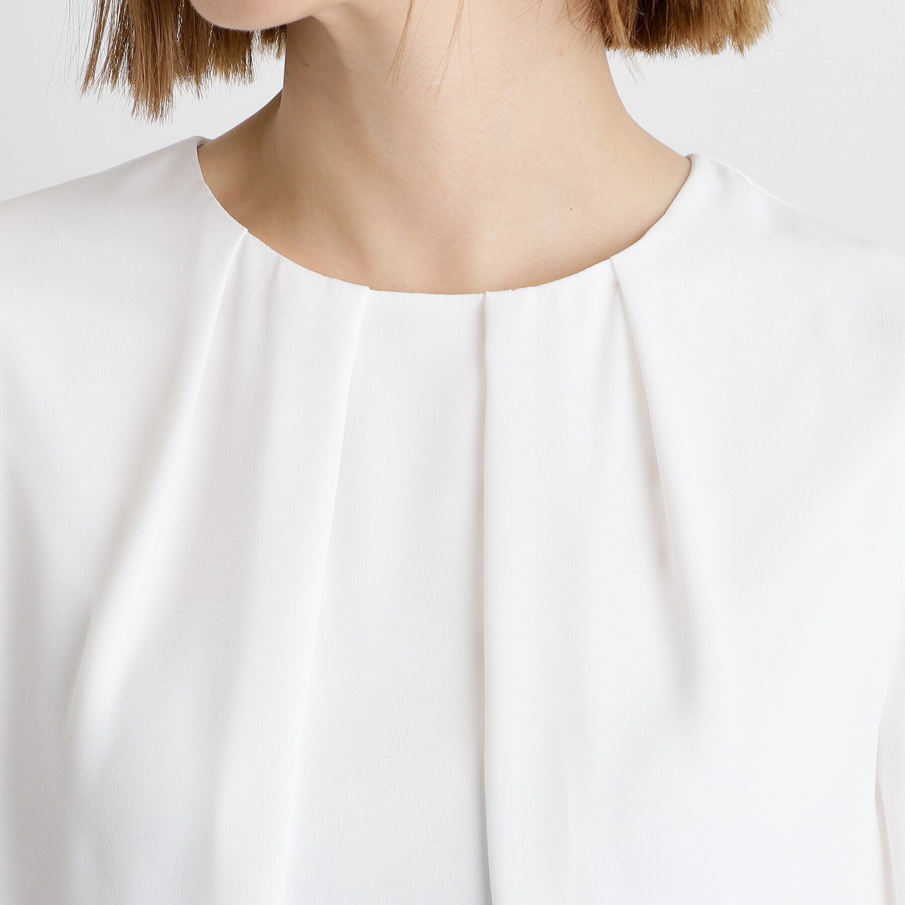 grove「シフォンジョーゼットタックブラウス」|シャツ・ブラウス|