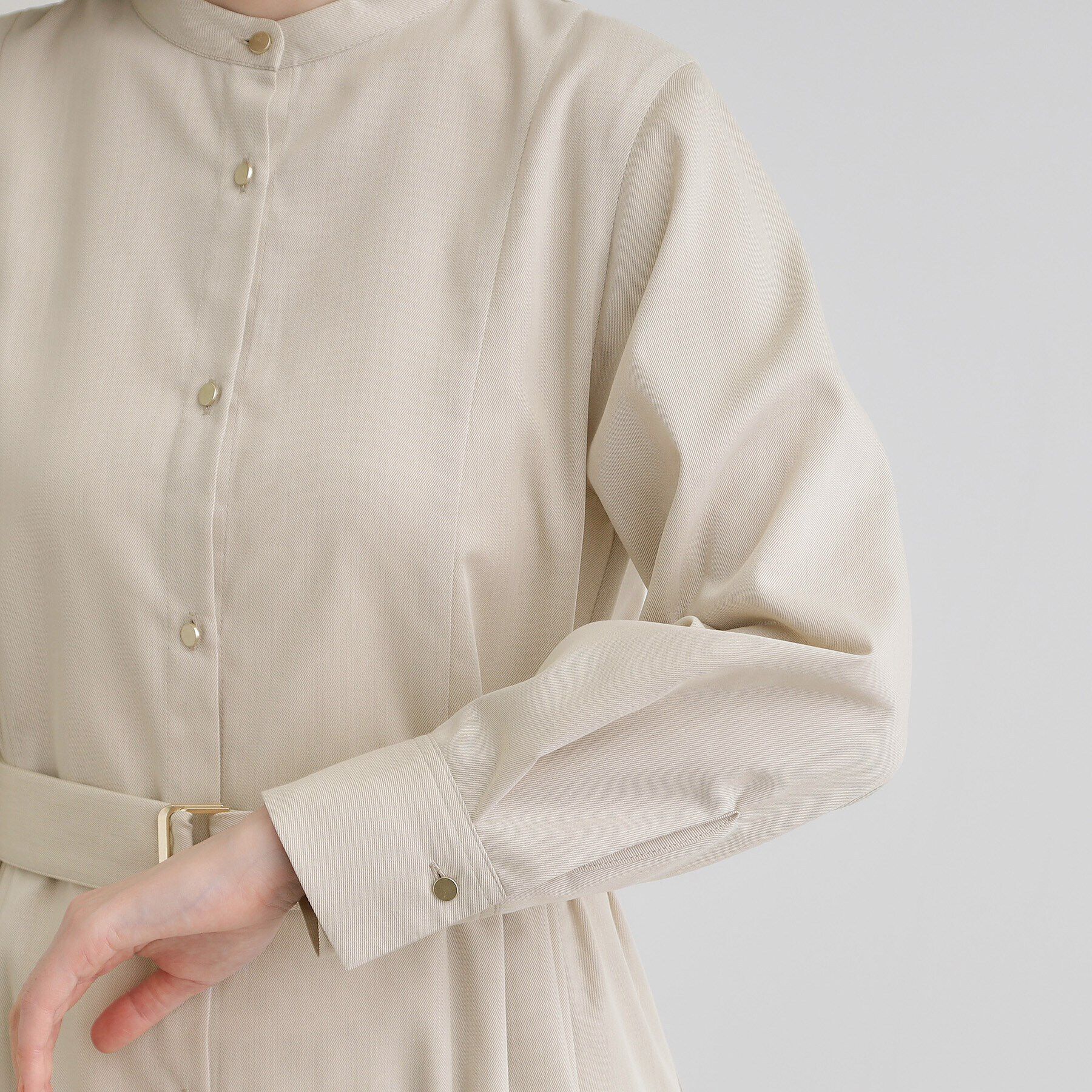 grove「バックプリーツシャツワンピース」|ワンピース|