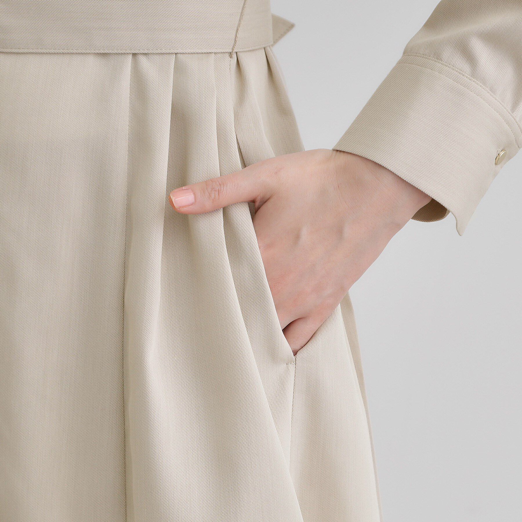 grove「バックプリーツシャツワンピース」|ワンピース|