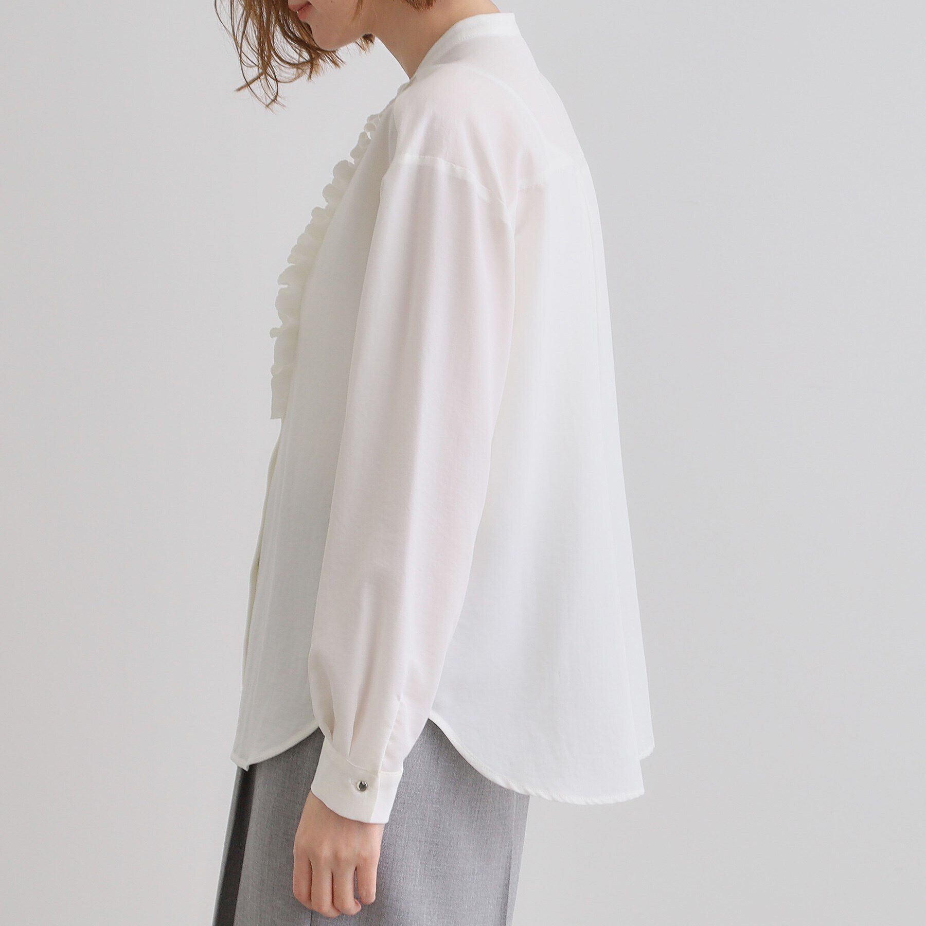 grove「スパンビンテージフリルブラウス」|シャツ・ブラウス|