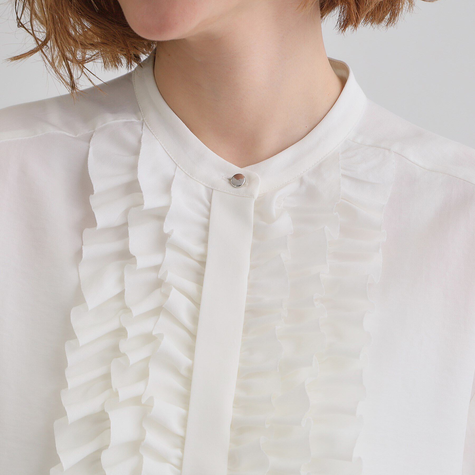 grove「スパンビンテージフリルブラウス」|シャツ・ブラウス|