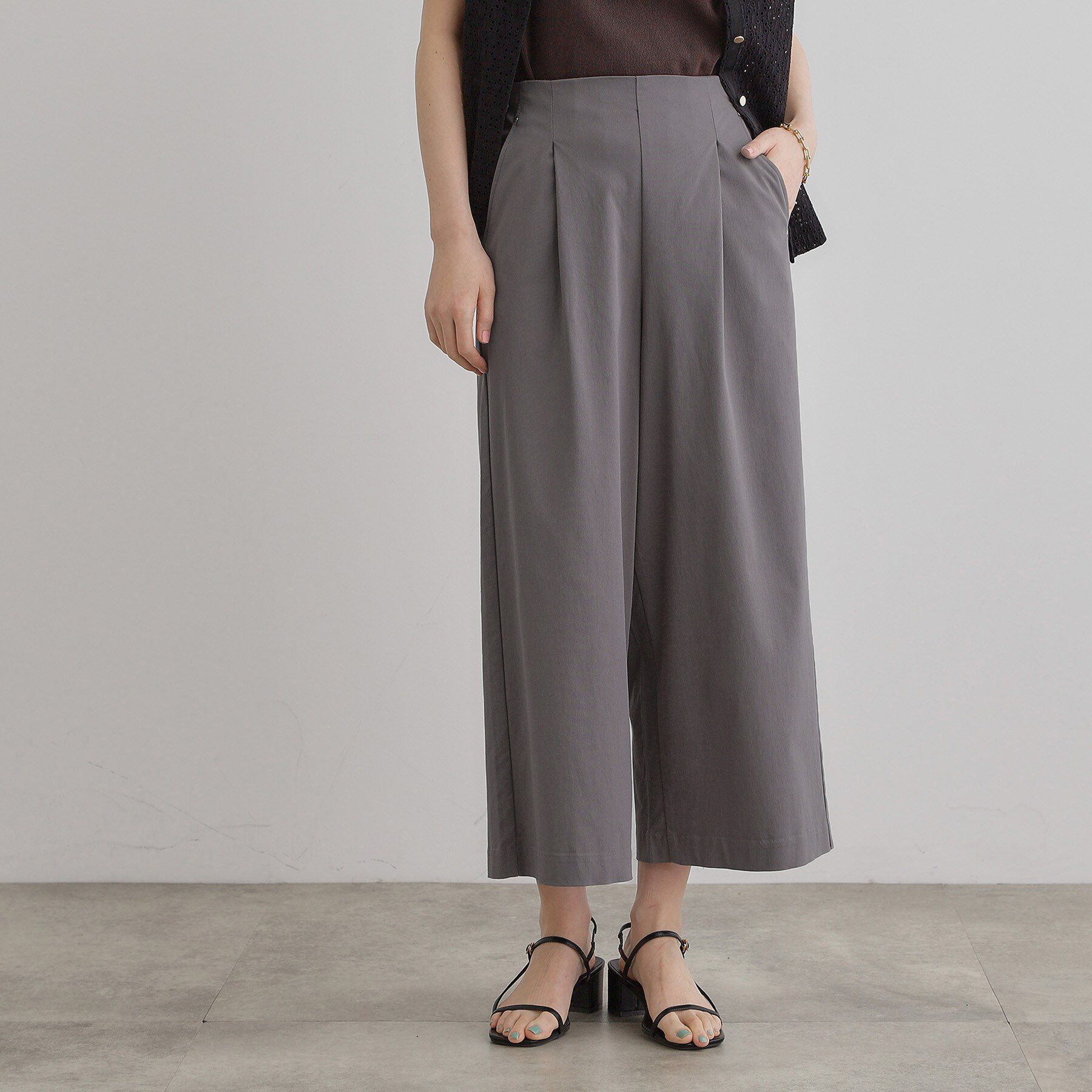 grove「【冷感】サマーハイパーストレッチワイドパンツ」|その他|