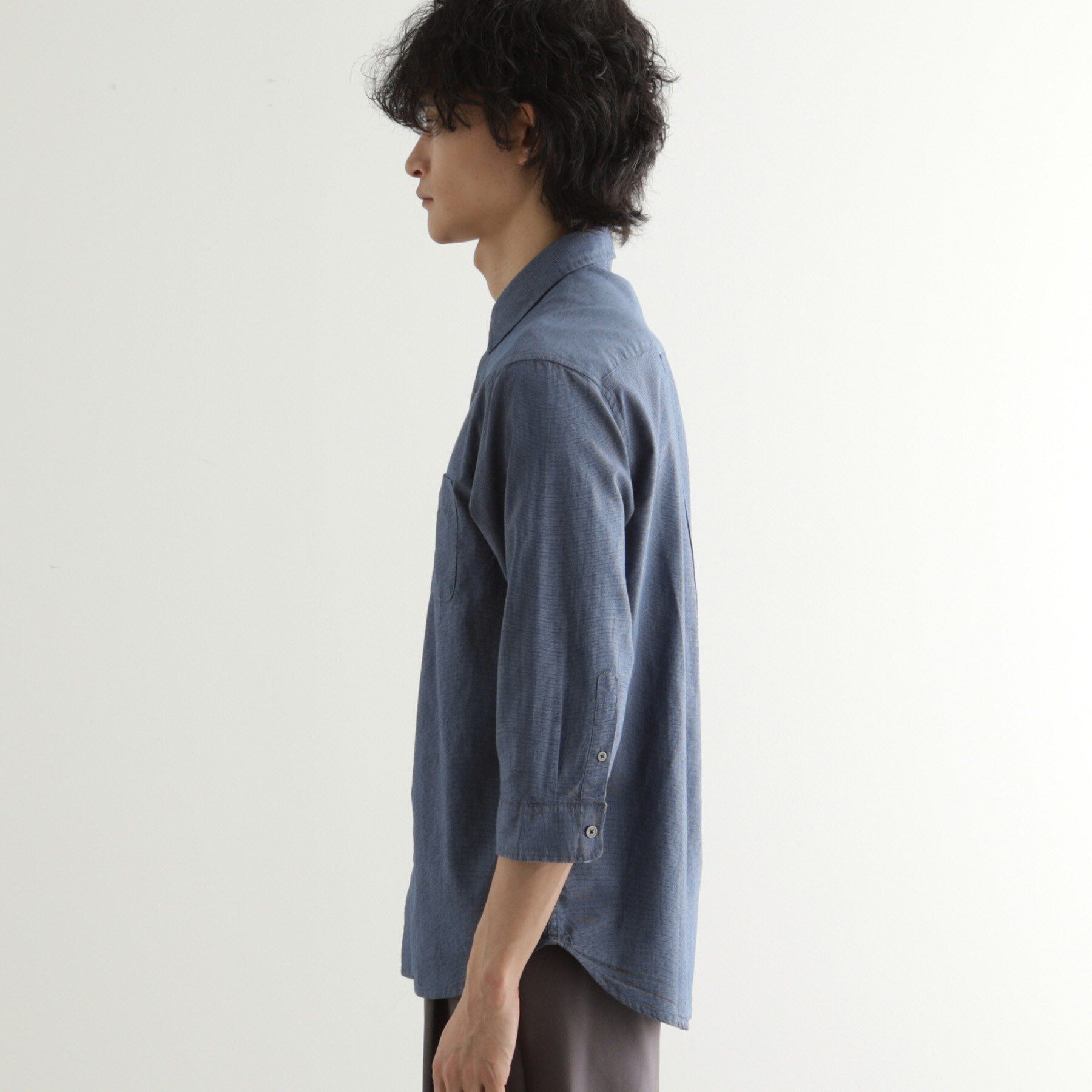 tk.TAKEO KIKUCHI「綿麻混七分袖シャツ」|シャツ・ブラウス|