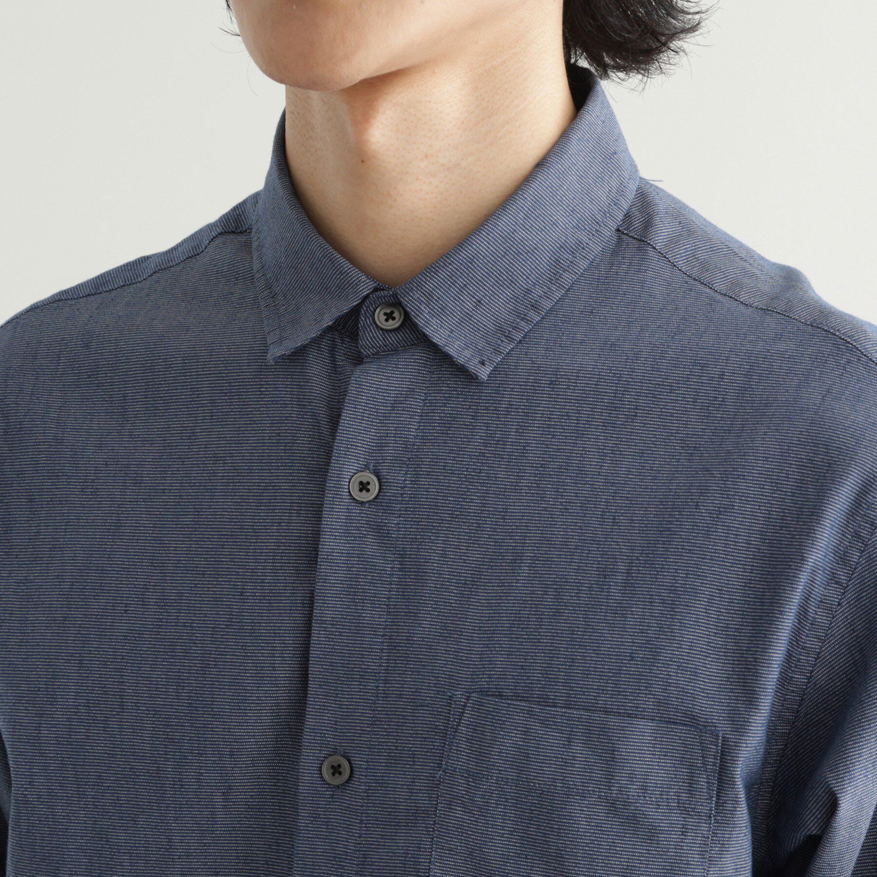 tk.TAKEO KIKUCHI「綿麻混七分袖シャツ」|シャツ・ブラウス|