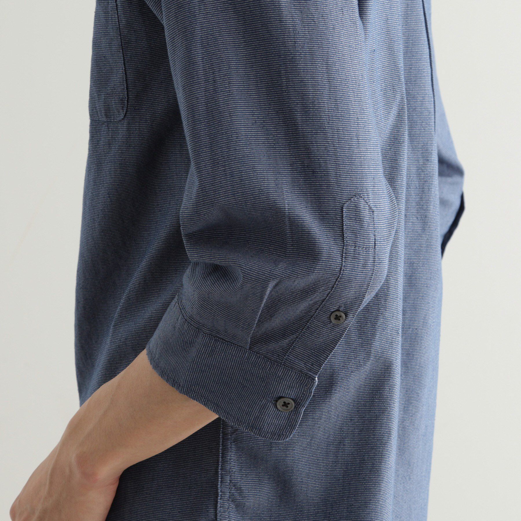 tk.TAKEO KIKUCHI「綿麻混七分袖シャツ」|シャツ・ブラウス|