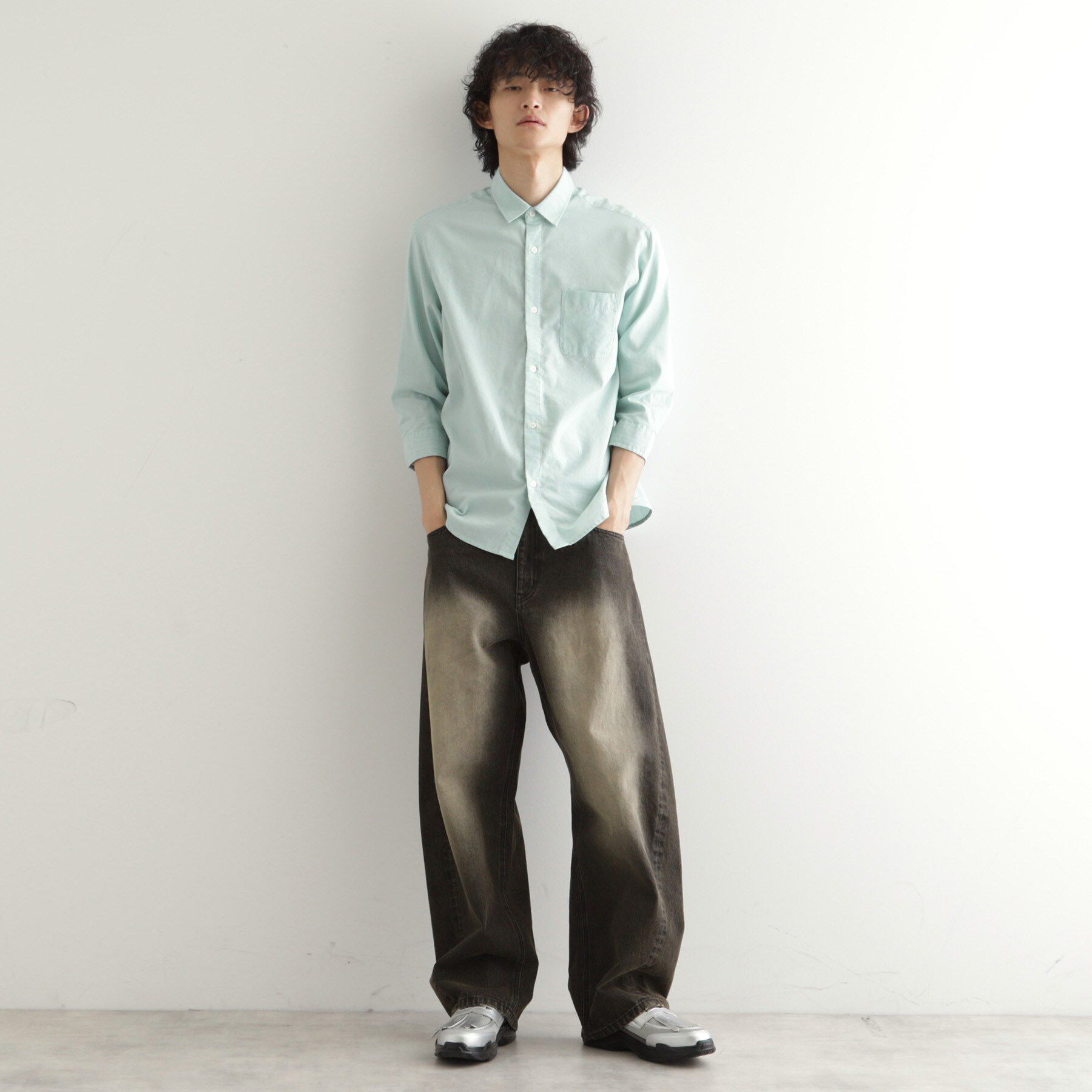 tk.TAKEO KIKUCHI「綿麻混七分袖シャツ」|シャツ・ブラウス|