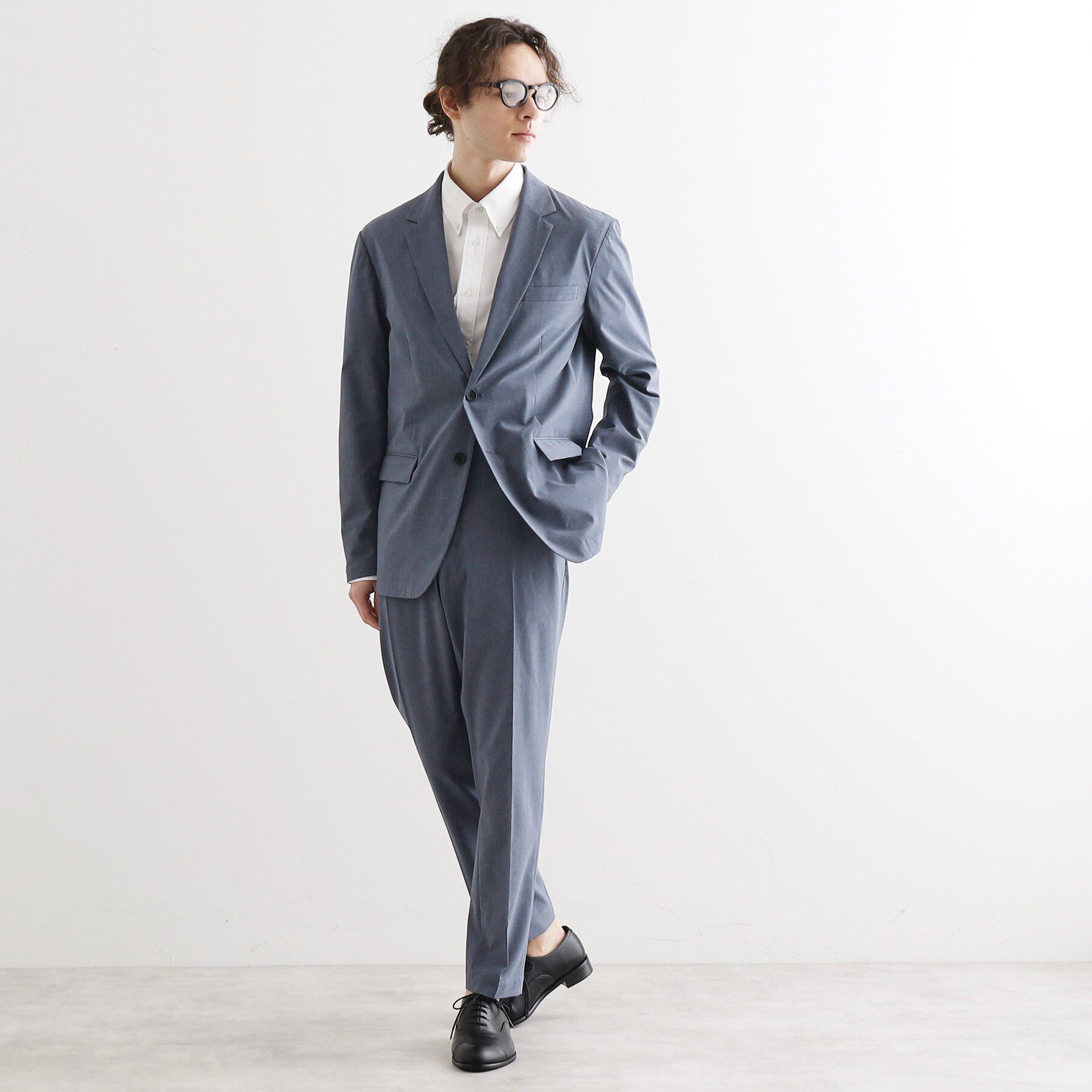 tk.TAKEO KIKUCHI「【洗える/吸水速乾】機能性ポリトロジャケット/セットアップ対応」|テーラードジャケット|