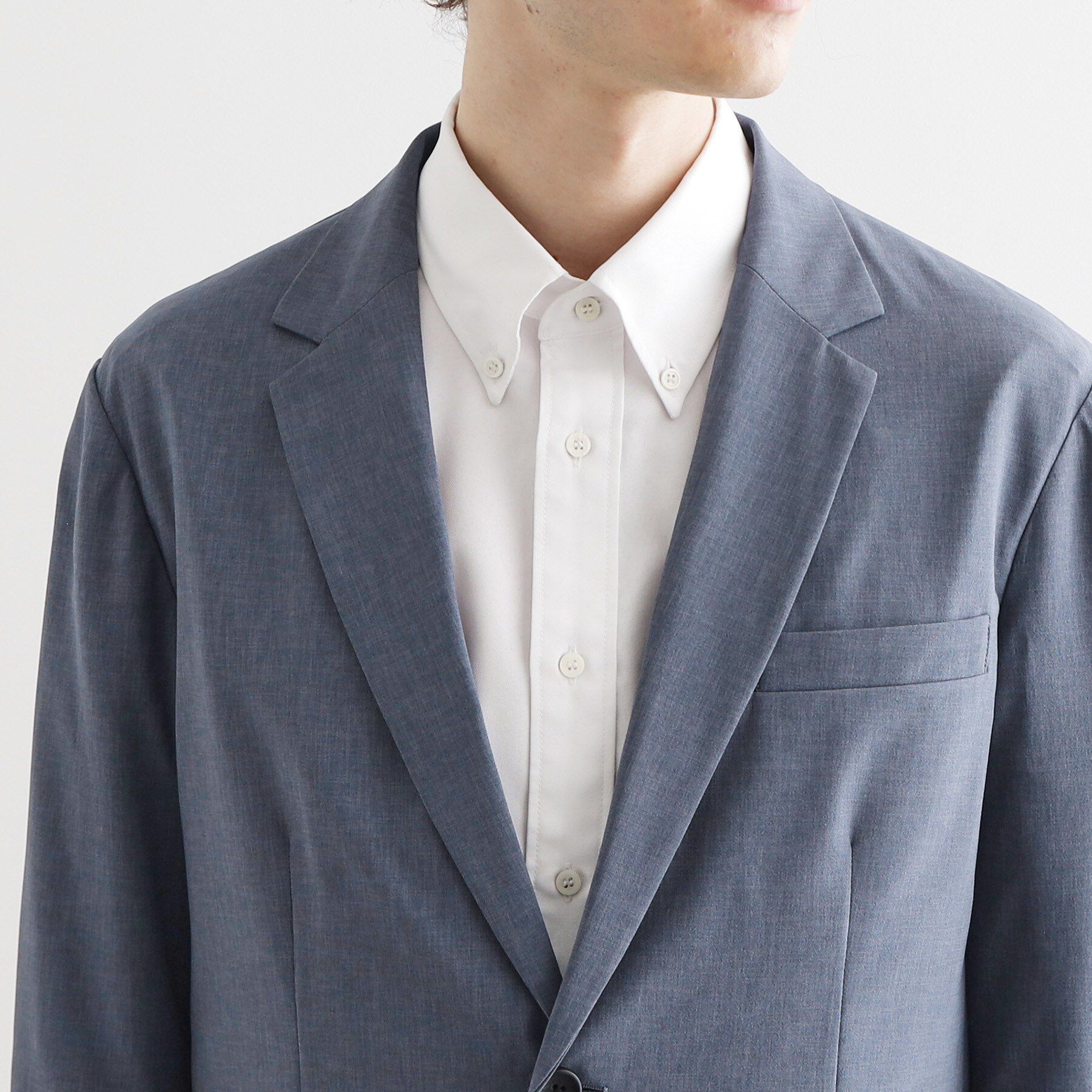 tk.TAKEO KIKUCHI「【洗える/吸水速乾】機能性ポリトロジャケット/セットアップ対応」|テーラードジャケット|