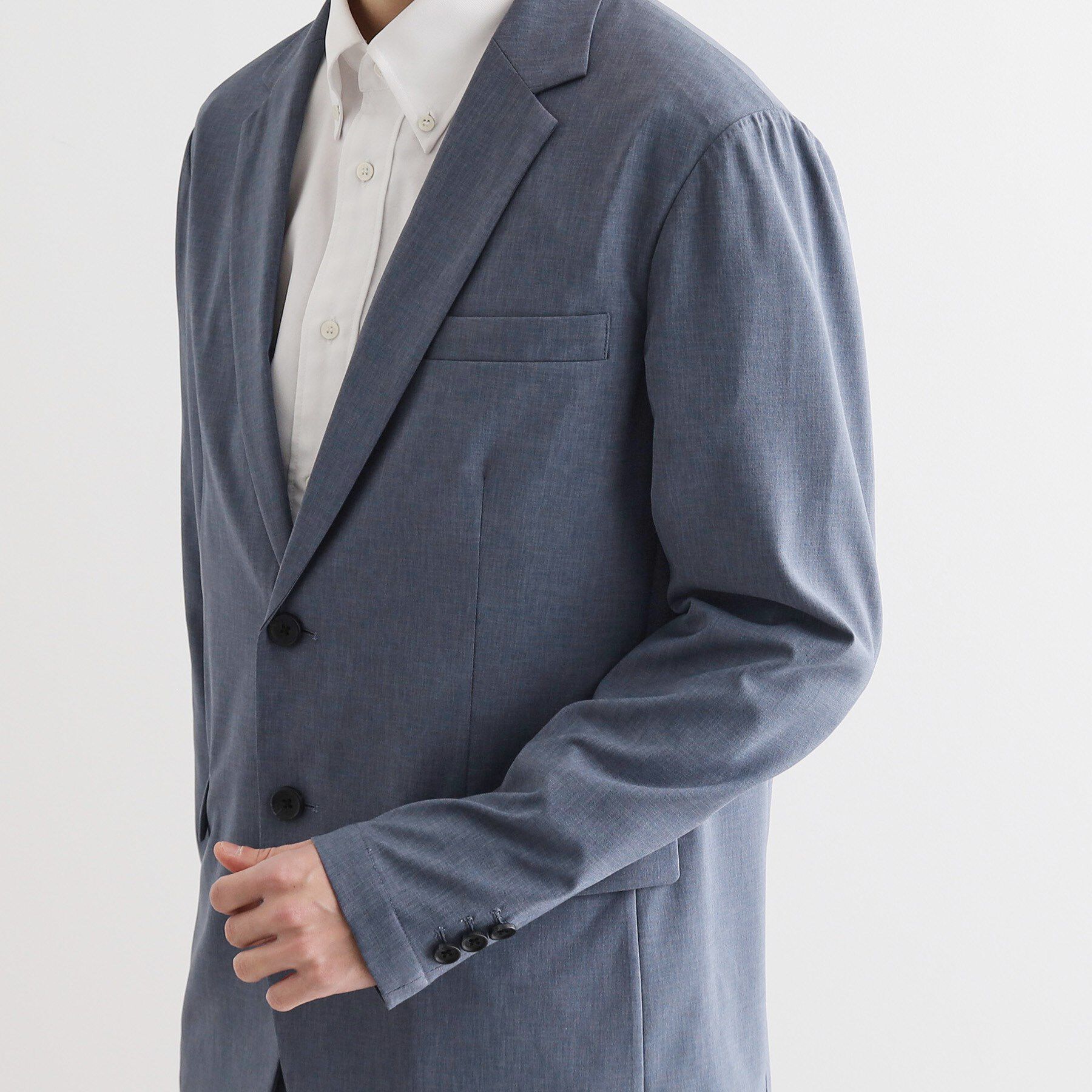 tk.TAKEO KIKUCHI「【洗える/吸水速乾】機能性ポリトロジャケット/セットアップ対応」|テーラードジャケット|