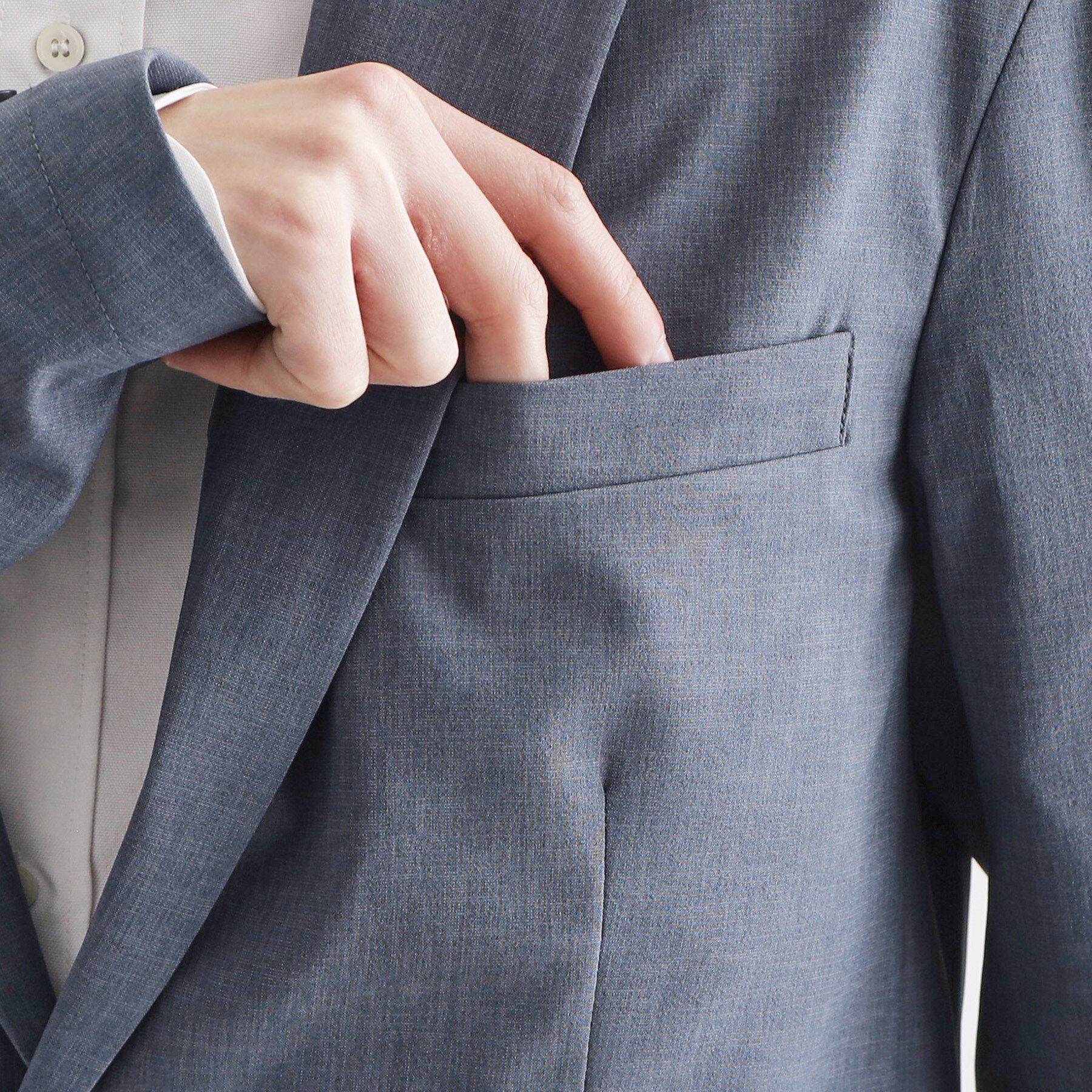 tk.TAKEO KIKUCHI「【洗える/吸水速乾】機能性ポリトロジャケット/セットアップ対応」|テーラードジャケット|