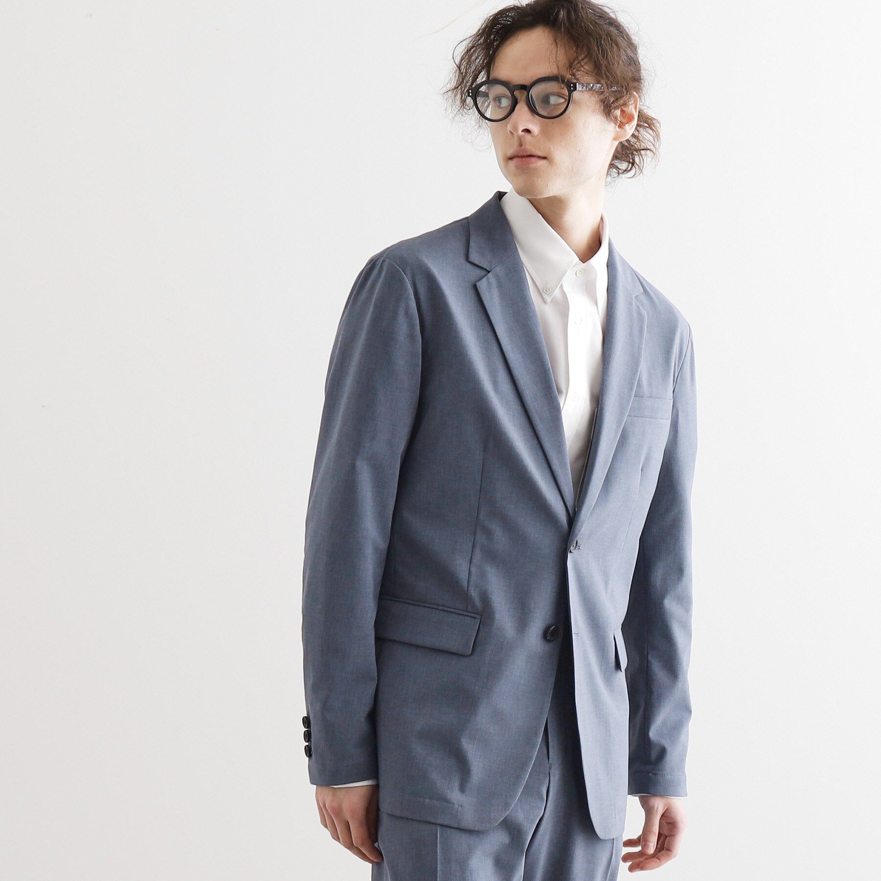 tk.TAKEO KIKUCHI「【洗える/吸水速乾】機能性ポリトロジャケット/セットアップ対応」|テーラードジャケット|