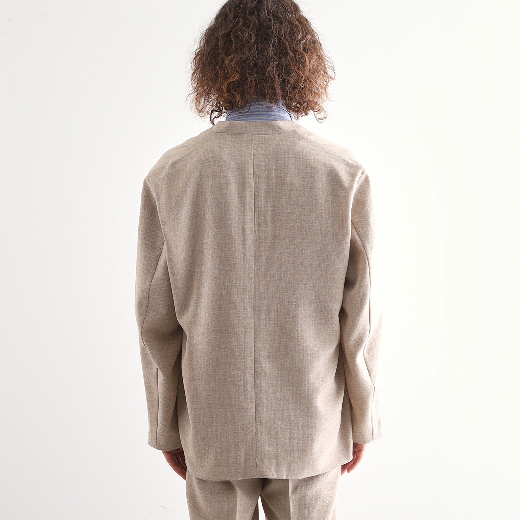 tk.TAKEO KIKUCHI「テックキャンバスノーカラージャケット」|ノーカラージャケット|