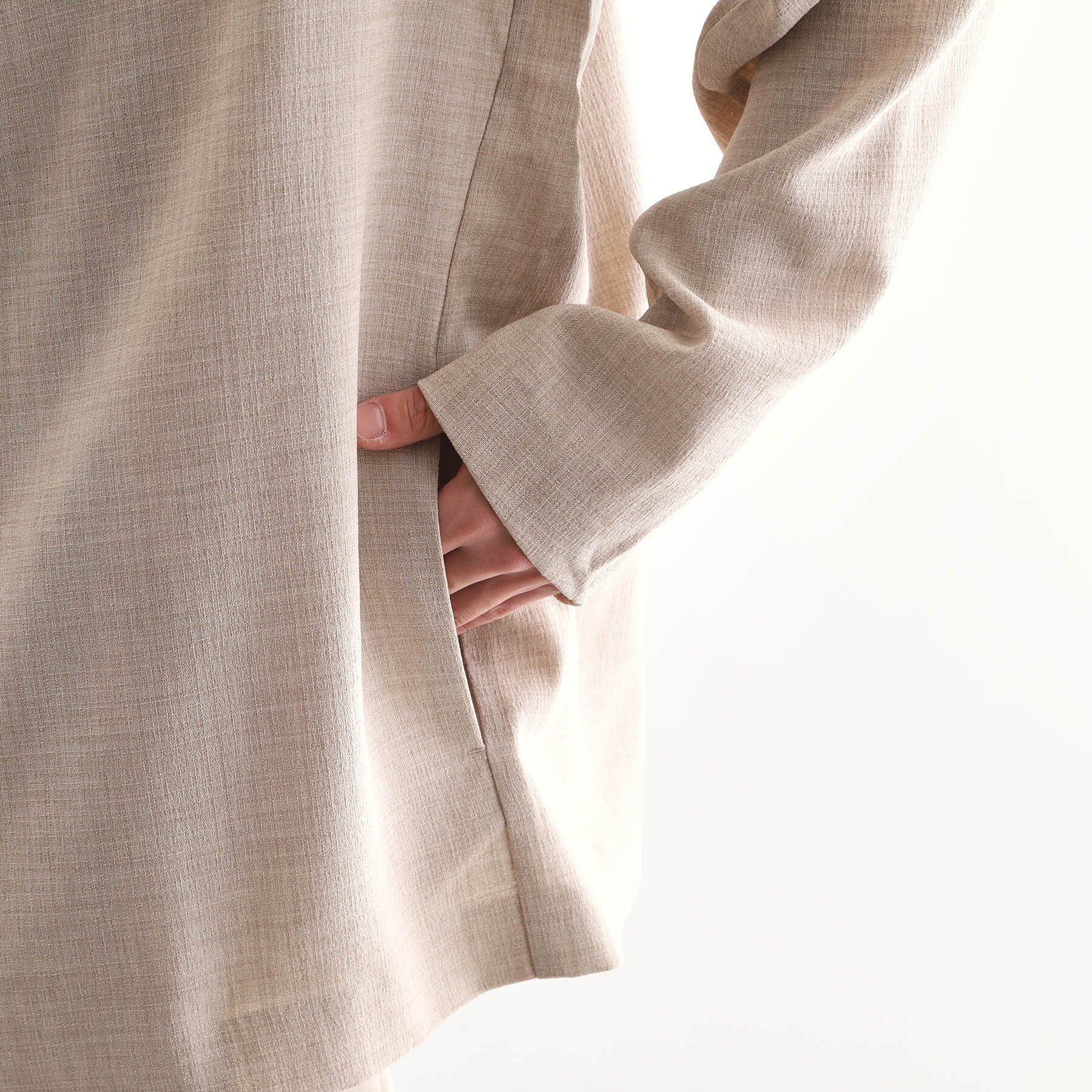 tk.TAKEO KIKUCHI「テックキャンバスノーカラージャケット」|ノーカラージャケット|