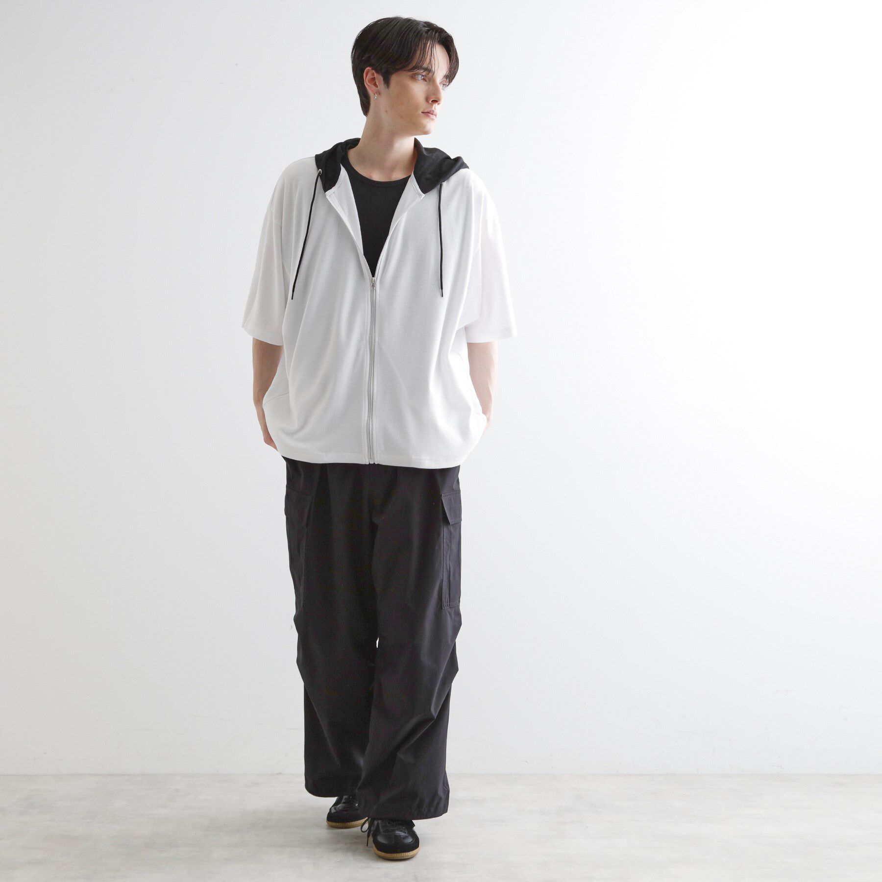 tk.TAKEO KIKUCHI「ドルマンジップパーカ」|パーカー|