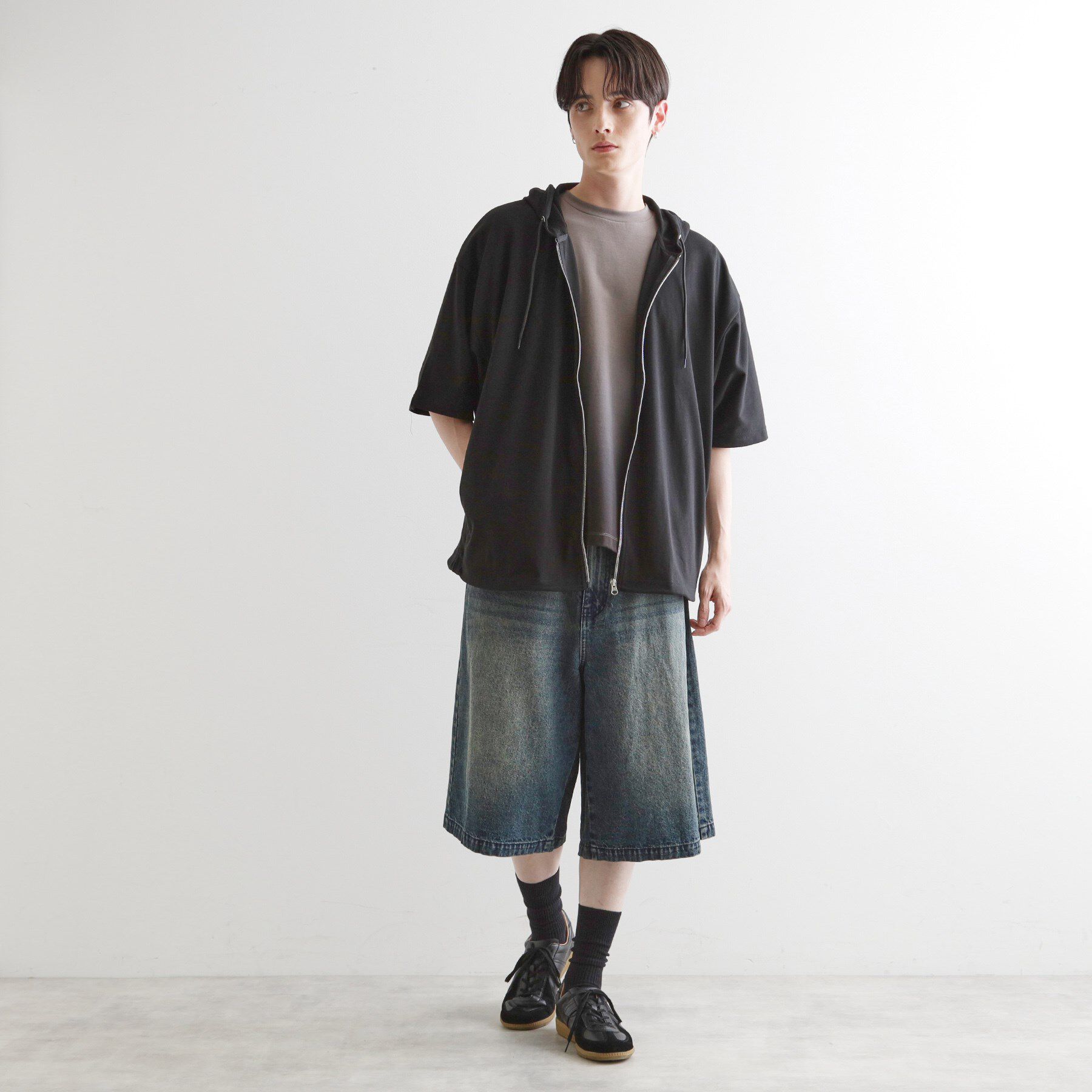 tk.TAKEO KIKUCHI「ドルマンジップパーカ」|パーカー|