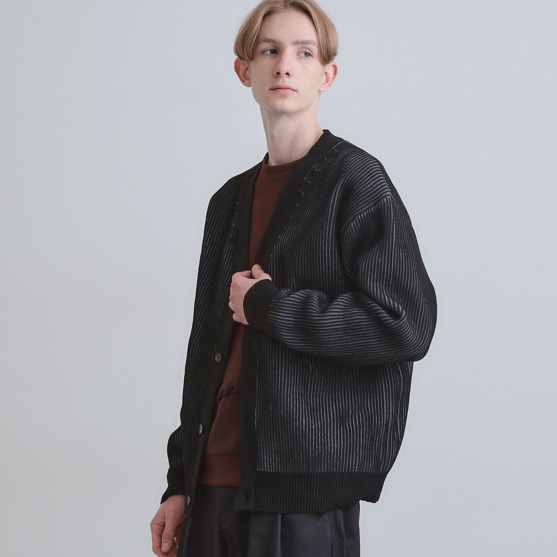 tk.TAKEO KIKUCHI「プレーティングカーディガン」|カーディガン|