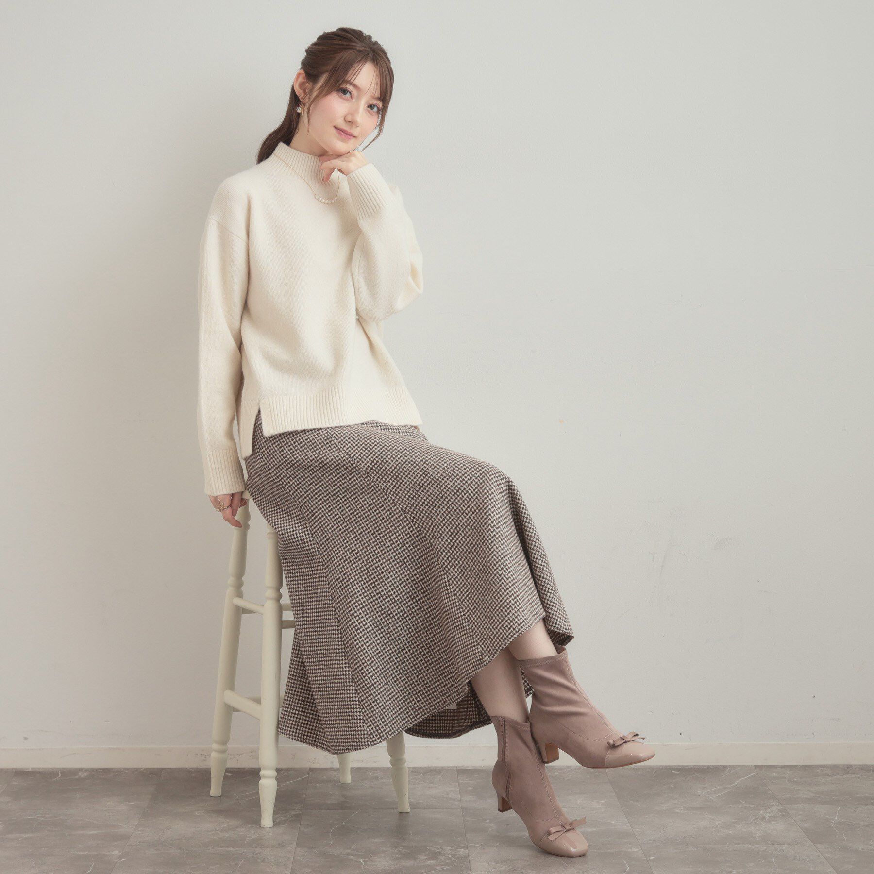 Couture broach「【5色展開】やわらかヤクライクニット」|ニット・セーター|